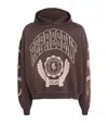 Represent Cotton Legacy Crest Hoodie In Burgundy