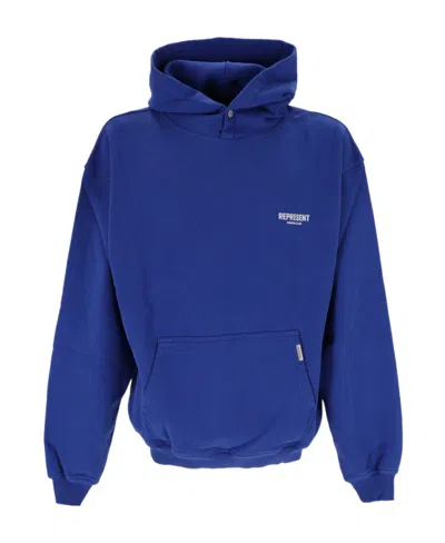 REPRESENT COTTON LOGO-PRINT HOODIE