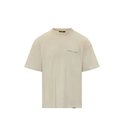 Represent Cotton Logo-print T-shirt In Neutral