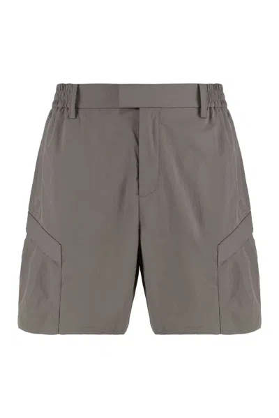 Represent Cotton Nylon Shorts In Gray
