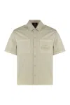 Represent Cotton Overshirt In Green