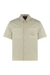 Represent Cotton Overshirt In Green