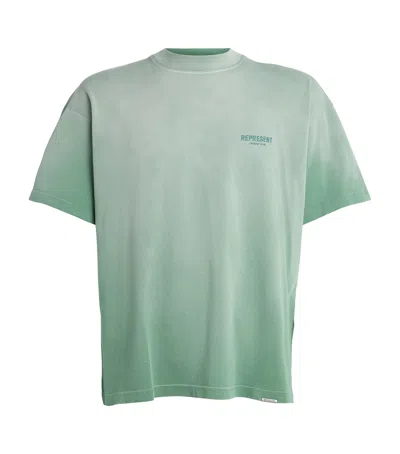 Represent Cotton Owners Club T-shirt In Green