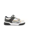 Represent Mens Grey Mixed Studio Mix Low-top Leather Trainers Eur 43 / 9 Uk In Multicolor