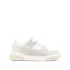 Represent Mesh And Suede Low-top Sneakers With Perforated Design