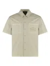 Represent Cotton Overshirt In Green