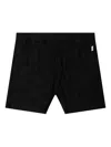 Represent Aop Towel Shorts In Black