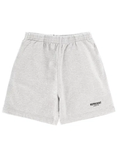 Represent Cotton Shorts In Gray