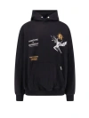 REPRESENT COTTON SWEATSHIRT WITH ICARUS AND LOGO PRINT