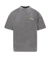 Represent Script Logo T-shirt In Gray