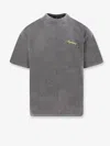 Represent Script Logo T-shirt In Gray