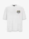 Represent Cotton T-shirt With Distressed Effect In Animal Print