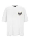 Represent Cotton T-shirt With Distressed Effect In White