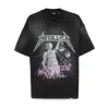 Represent Master Of Puppets X Metallica Grey T-shirt With Front And Back Print In Cotton Blend Man