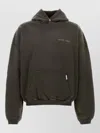 Represent Mens Brand-print Relaxed-fit Cotton Hoody Ash Xs In Gray