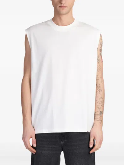 Represent Cotton Tank Top In White