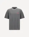 Represent Cotton Logo T-shirt In Gray