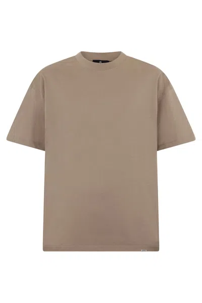 Represent Cotton T-shirt With Short Sleeves In Sand