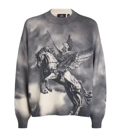 Represent Cotton-wool Sweater In Grey