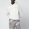 Represent Cream Cotton Hoodie With Logo In Neutral