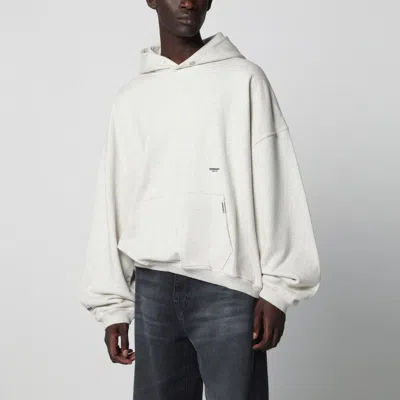 Represent Cream Micro Owners Club Cotton Hoodie In White