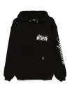Represent Raceway Cotton Hoodie In Black