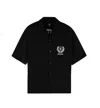 Represent Logo-embroidered Shirt In Black