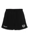 Represent Crest Shorts In Black