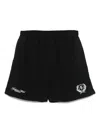 Represent Crest Shorts In Black