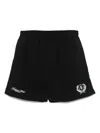 Represent Crest Shorts In Black