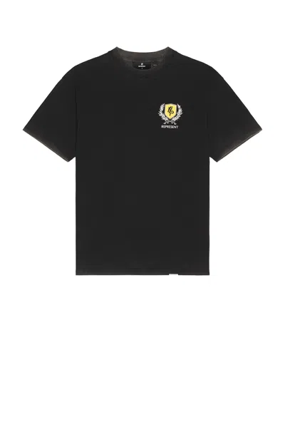 Represent Cotton Crew-neck T-shirt In Black