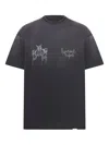 Represent Graphic Print Crewneck Short Sleeve T-shirt In Black