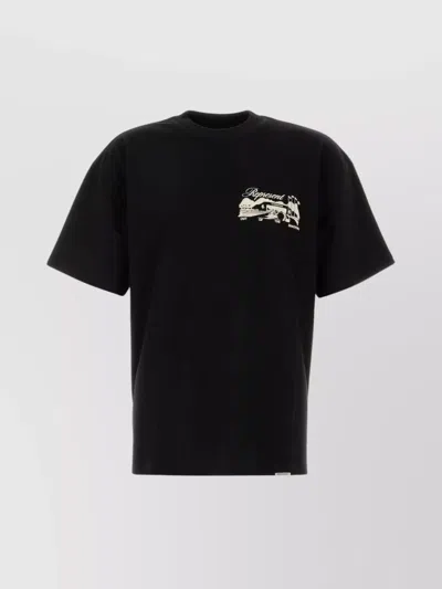 Represent Crew Neck Graphic Print Short Sleeves T-shirt In Black