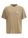 Represent Crew-neck Logo-print T-shirt In Neutral