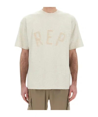 Represent Crew Neck Logo T-shirt In White