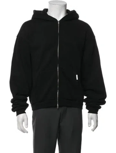 Pre-owned Represent Crew Neck Long Sleeve Hoodie In Black