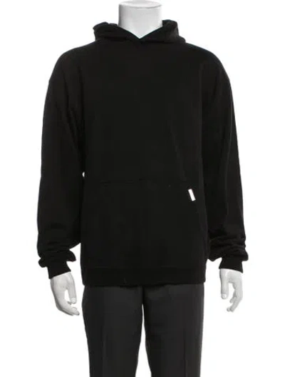 Pre-owned Represent Crew Neck Long Sleeve Hoodie In Black