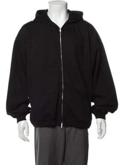 Pre-owned Represent Crew Neck Long Sleeve Hoodie In Black