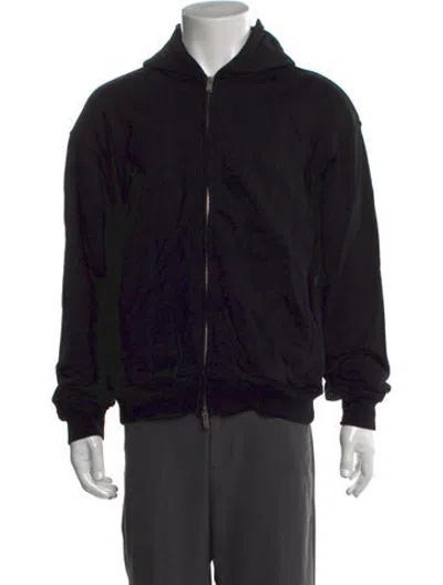 Pre-owned Represent Crew Neck Long Sleeve Hoodie In Black