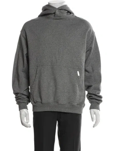 Pre-owned Represent Crew Neck Long Sleeve Hoodie In Grey