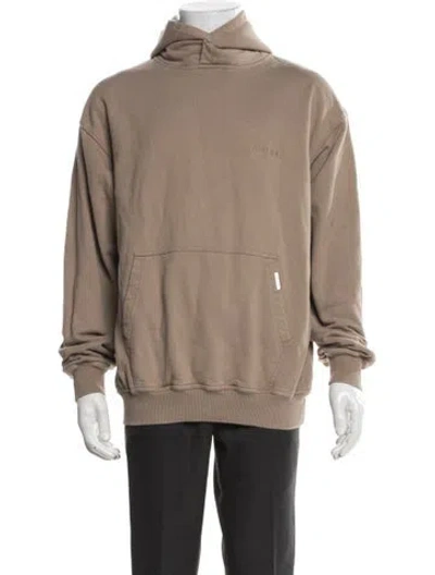 Pre-owned Represent Crew Neck Long Sleeve Hoodie In Neutrals