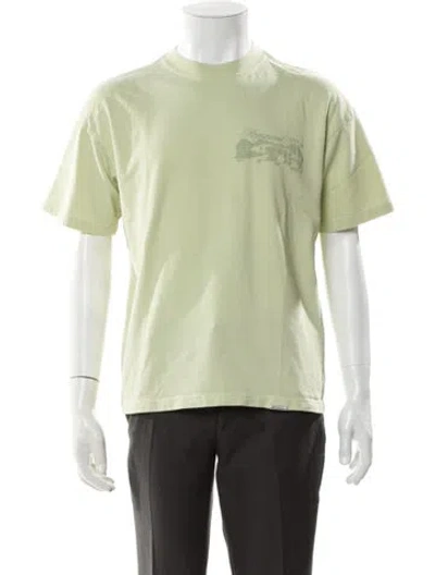 Pre-owned Represent Crew Neck Short Sleeve T-shirt In Green