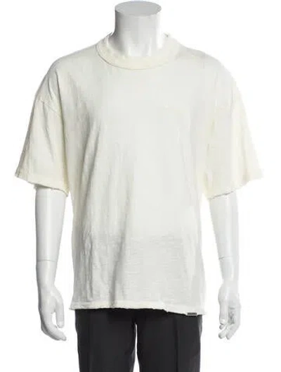 Pre-owned Represent Crew Neck Short Sleeve T-shirt In White