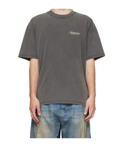 Represent Crew Neck Short-sleeved T-shirt In Gray