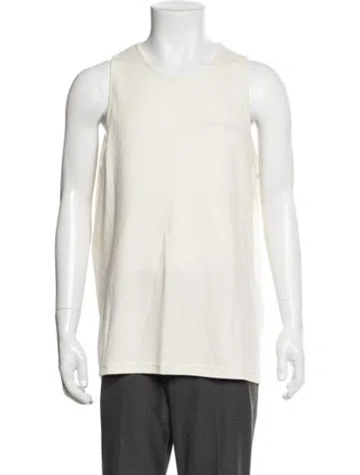 Pre-owned Represent Crew Neck Sleeveless Tank In Neutrals