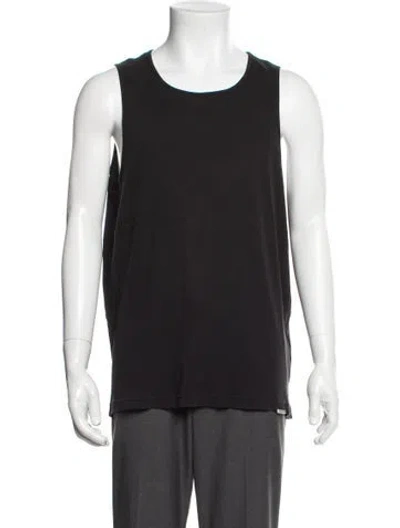 Pre-owned Represent Crew Neck Sleeveless Tank W/ Tags In Black