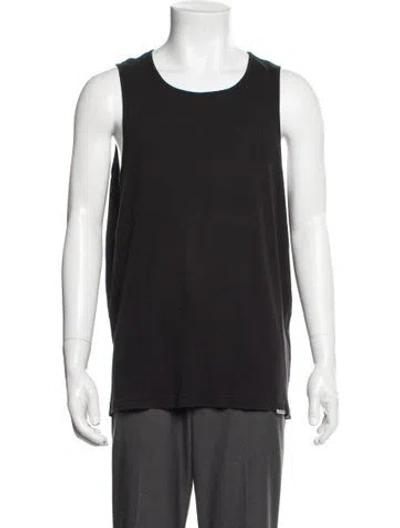 Pre-owned Represent Crew Neck Sleeveless Tank W/ Tags In Black