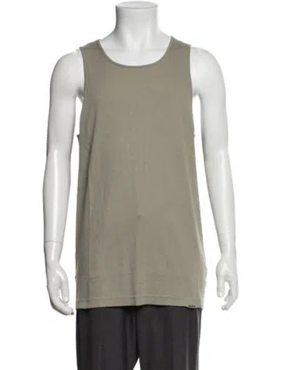 Pre-owned Represent Crew Neck Sleeveless Tank W/ Tags In Green