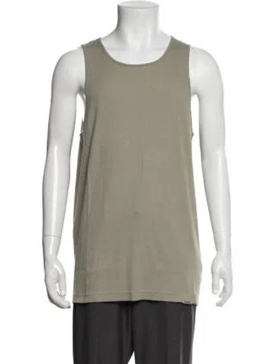 Pre-owned Represent Crew Neck Sleeveless Tank W/ Tags In Green