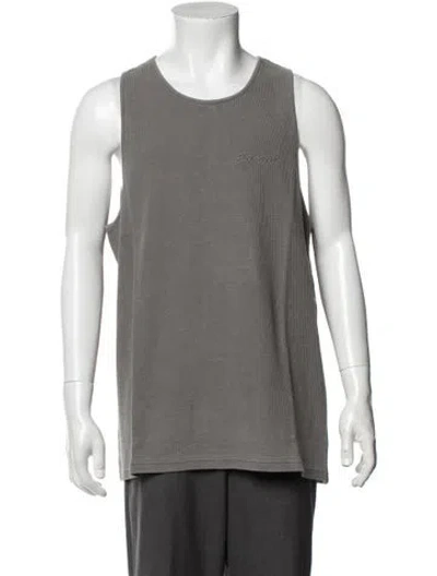 Pre-owned Represent Crew Neck Sleeveless Tank W/ Tags In Grey